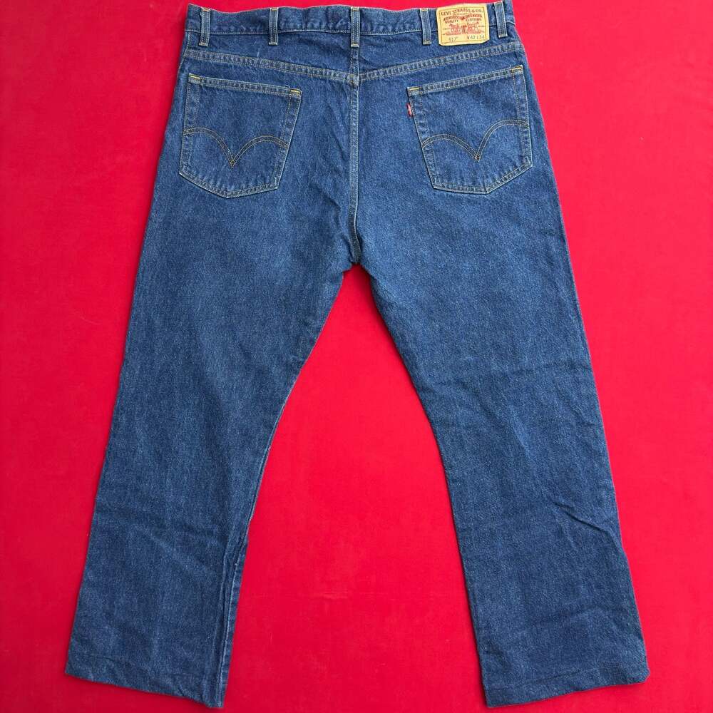 vintage Y2K LEVIS 517 BOOT CUT DARK‎ MEN'S DENIM JEANS PANTS 42 X 34 MEXICO MADE